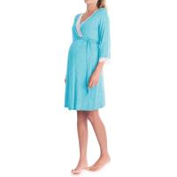 Moda Algodón Spandex Pijama Conjunto Triple Corte Manga Encaje Patchwork Vestidos de Maternidad - details 5