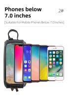 WEST BIKING-bolsa impermeable para bicicleta, bolsa para tubo frontal, soporte para teléfono móvil con pantalla táctil, accesorios para ciclismo de montaña y carretera - details 3