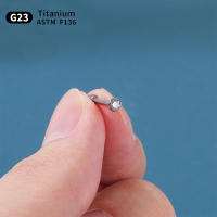 Pendientes pequeños de titanio g23 para mujer, joyería corporal, labret de piercing, 20/18/16g, 10 Uds., venta al por mayor - details 9