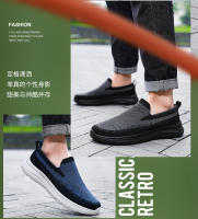 Nuevos zapatos deportivos de gran tamaño para hombre con malla transpirable y cómoda, zapatos deportivos de suela blanda, zapatos casuales de un pie - details 6