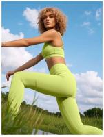 Leggings de Entrenamiento de Cintura Alta Elásticos de 4 Vías, Cintura Delgada, Levantamiento de Glúteos, Control de Barriga para Gimnasio, Yoga, Correr, Uso Diario - details 9
