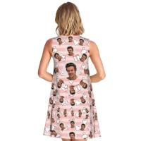 Vestido veraniego suelto personalizado H-Fine e Album S-Styles con estampado de bolsillo, vestido sin mangas para mujer para vacaciones en la playa - details 57