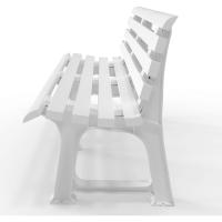 Banco de Jardín 3 Plazas 145x49x74cm Capacidad 240Kg Asiento Exterior Patio Terraza Verde - details 26
