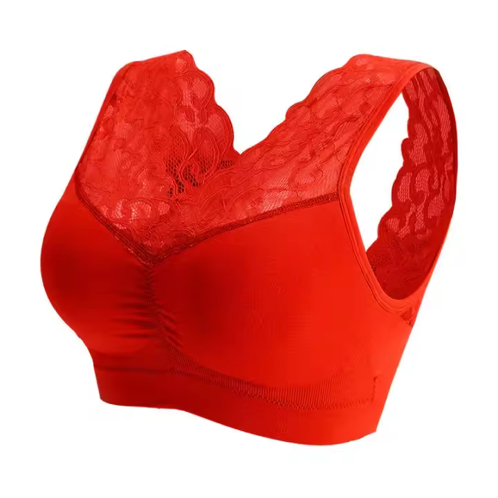 Sujetador sin costuras para mujer, ropa interior de satisfacción inalámbrica - 1