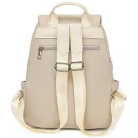 Mochila Mujer Nylon Beige, Gran Capacidad, Ligera, Escuela, Trabajo - details 6