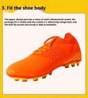 Zapatillas de fútbol para hombre de alta calidad con disciplina cruzada, diseño transpirable y que rompe las uñas, adecuadas para fanáticos de los deportes. - details 6