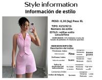 Conjunto Mujer Verano 2025 | Top Botones + Shorts Básicos | Estilo europeo | Tela Premium - details 1