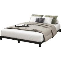 Cama con Plataforma de Metal, Marco de Cama de 140 x 200 cm, Cama de Metal con somier de láminas de Metal, Moderna Cama de Metal para Adultos, niños, Adolescentes, fácil Montaje - details 34