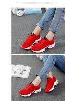 Zapatillas de deporte de moda para mujer, zapatos de tenis transpirables de malla con cojín de aire, fondo suave, para correr al aire libre - details 8