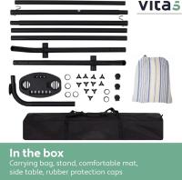 Hamaca de Acero Sólido Portátil Hamaca para 2 Personas con Mesa Auxiliar - details 60