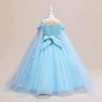 Elegante Vestido de Baile de Tul Diseño de Flores de Esponja para Bodas y Fiestas - details 10