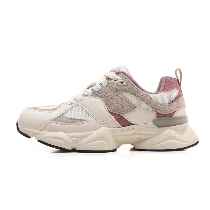 Zapatillas de deporte ultraligeras de alta calidad para mujer - Elegantes zapatos deportivos grises y naranjas para fitness, yoga, correr y actividades al aire libre - Parte superior de tela transpirable, suela de EVA, diseño con cordones - Perfecto para