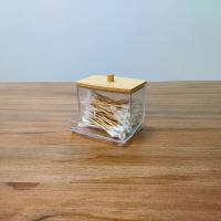 Caja de Almacenamiento de Algodón Cuadrado para Dental Caja de Plástico Transparente Impermeable y a Prueba de Polvo para Almacenamiento en Escritorio - details 1