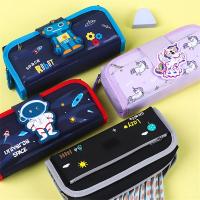 Estuche de Lápices Desmontable de Gran Capacidad Bolsa de Papelería Escolar con Dibujos Animados - details 13