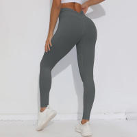 Pantalones de yoga elásticos para mujer, cintura alta y caderas, glúteos melocotón, secado rápido, correr, ciclismo, deportes, gimnasio - details 29