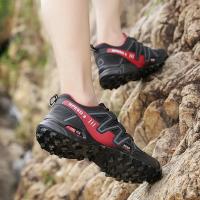 Zapatos de senderismo impermeables para hombre, calzado de cuero ligero y cómodo, antideslizante para caminar - details 5