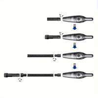 Potente aspiradora de mano inalámbrica - Mini aspiradora de limpieza portátil con carga USB para automóvil, hogar, oficina - Variedad de accesorios - details 3