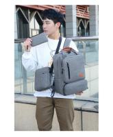 Mochila portátil para estudiantes de gran capacidad mochila portátil para hombres mochila de computadora multifuncional de tres piezas - details 10