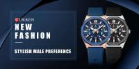 Reloj de Pulsera de Cuarzo CURREN 8437 Diseño Único Casual para Hombres Marca Leten - details 0