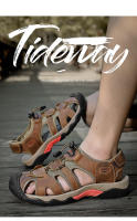 Zapatos de hombre, sandalias de malla de talla grande 38-48, novedad de verano, 2024 - details 1