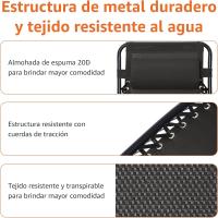 Silla Gravedad Cero, 90 x 66 x 110 cm, Negro - details 16