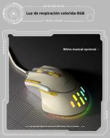 El nuevo G3 con cable RGB música ritmo ratón mecánico portátil USB de escritorio juego de ratón - details 3