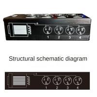 Extensor de Cable de red DMX512 hembra, 4 canales, 3 pines, XLR, Audio y DMX, 2 unidades - details 2