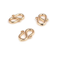 Cierre de latón color oro de 18K en forma de S y M para pulseras y collares, suministros para la fabricación de joyería, accesorios para bricolaje. - details 61