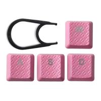 4Pcs Gaming Keycaps Durable WASD Keycap OEM Profile Non-slip Cover Translucent Key Cap for  G913 G915 G813 G815 F19E - details 2
