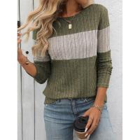 2025 Camiseta de Manga Larga para Mujer, Moda Otoño Invierno, Top de Cuello Redondo, Ropa Popular Coreana para Mujeres - details 18