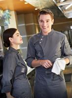 Servicio de comida, traje de cocina, uniforme de Chef Pizzaiolo, chaquetas de cocinero para restaurante, panadería, cafetería, camarero, camarera, ropa de trabajo - details 14