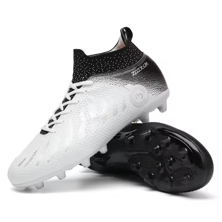 Zapatos de fútbol sala profesionales de césped artificial transpirable de caña alta para hombre y mujer - 1