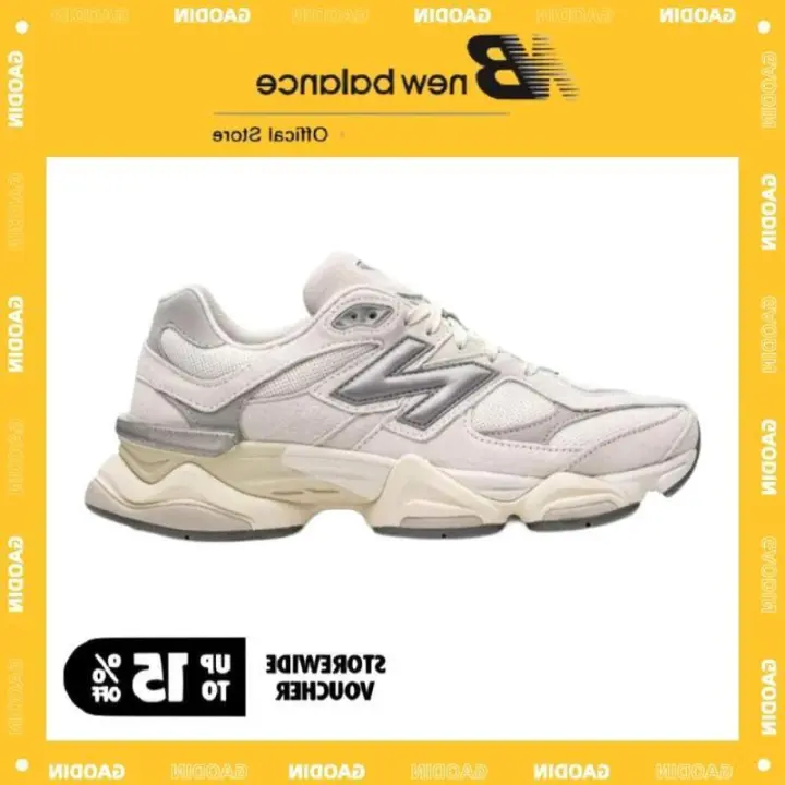 LETEN NB9060 Gris Blanco para hombres y mujeres Retro Casual Running Shoes Zapatillas de deporte Pegatinas de pared - 1
