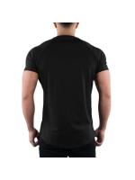 Camiseta lisa de gimnasio para hombre, ropa deportiva de verano, Camiseta de manga corta con cuello redondo, camiseta ajustada de algodón, camisetas de entrenamiento para culturismo - details 3
