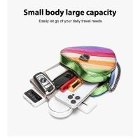 Bolsos de cadena para mujer, bolsos cruzados de hombro para mujer, bolsos con forma de corazón, cuerpo pequeño de gran capacidad - details 11