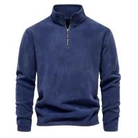 Chaqueta de Vellón Cálida y Gruesa para Hombres Cuello con Cremallera Suéter Suave de Carcasa Müller - details 11