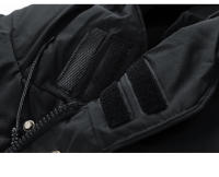 Parkas con bolsillos grandes para hombre, ropa de algodón cálida, abrigos de ocio con capucha de longitud media, moda de invierno, novedad de 2024 - details 9