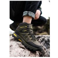 Zapatos ligeros de senderismo para hombre y mujer, zapatillas de Trekking cómodas para exteriores, calzado deportivo de escalada, talla grande 48 - details 24