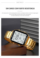 SKMEI-reloj Digital deportivo para hombre, cronómetro con contador de pasos, cálculo de calorías, Cuenta atrás, calendario - details 7