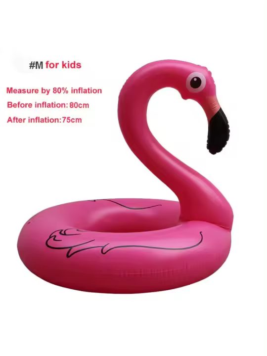 Anillo de Natación Inflable Rooxin Flamenco Flotador para Adultos, Adolescentes Juego de Piscina - 1