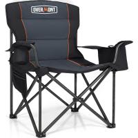 Silla de Camping Plegable - Grande Silla de Pesca Portátil con Reposabrazos Portabebidas - para Acampada Jardín Playa Pesca - hasta 204 kg - details 13