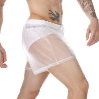 Traje de baño transparente para hombre, bañadores de playa para hombre, traje de baño Sexy para nadar, ropa de playa de PVC, pantalones cortos, pantalones cortos, traje de baño impermeable - details 7