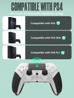 BLUEKAKA Mando inalámbrico Bluetooth para mando de PS4, mando para PC, mando para PS4/PS4 Pro/PS4 Slim - details 6