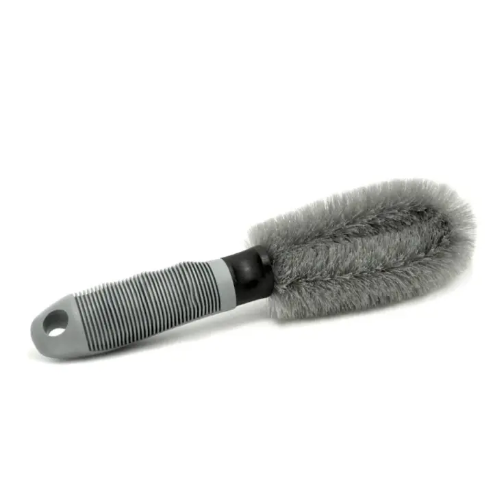 Cepillo de limpieza de ruedas de coche, limpieza profesional de neumáticos, cuidado de detalles, llanta de rueda en seco y húmedo, cepillo de limpieza, accesorios de productos - 1