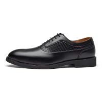 Zapatos formales de cuero genuino para hombres y zapatos casuales de boda Oxford, zapatos de altura de negocios - details 11