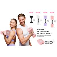 4 en 1 Juego de Mancuernas para Mujeres Hombres Juego