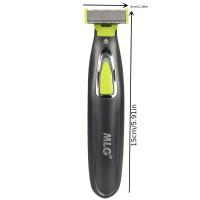 Afeitadora eléctrica portátil para hombres y mujeres, recortadora de cuerpo completo, cuchilla en forma de T USB, afeitadora para Barba, axila, pierna, pecho, depilación - details 5
