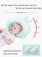 Almohada de Cuidado Infantil Ajustable con Protección para la Cabeza en Algodón 100% Para viajes y uso diario ideal para 0-12 Meses - details 2