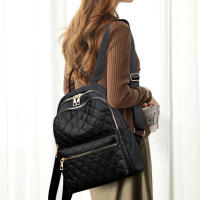 Mochila Oxford con múltiples bolsillos para mujer, bolso escolar de gran capacidad, impermeable, de viaje de negocios, informal, deportivo - details 6