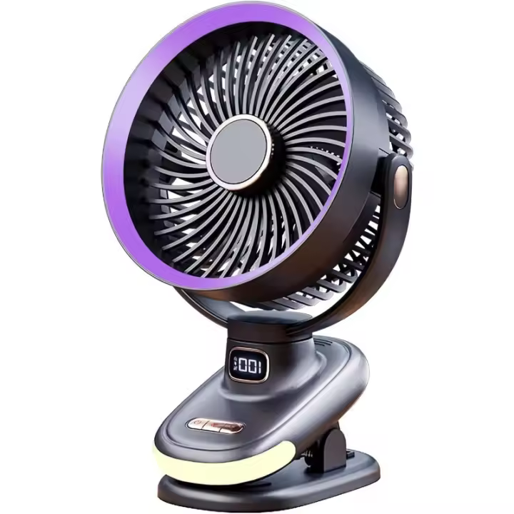 Ventilador Silencioso Potente Refrigeración de Funcionamiento Inclinación Variable de 360° - 1